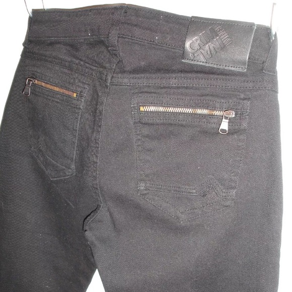 CRIMINAL Denim UK Black HELENA Skinny Jeans W 25 - Picture 3 of 8